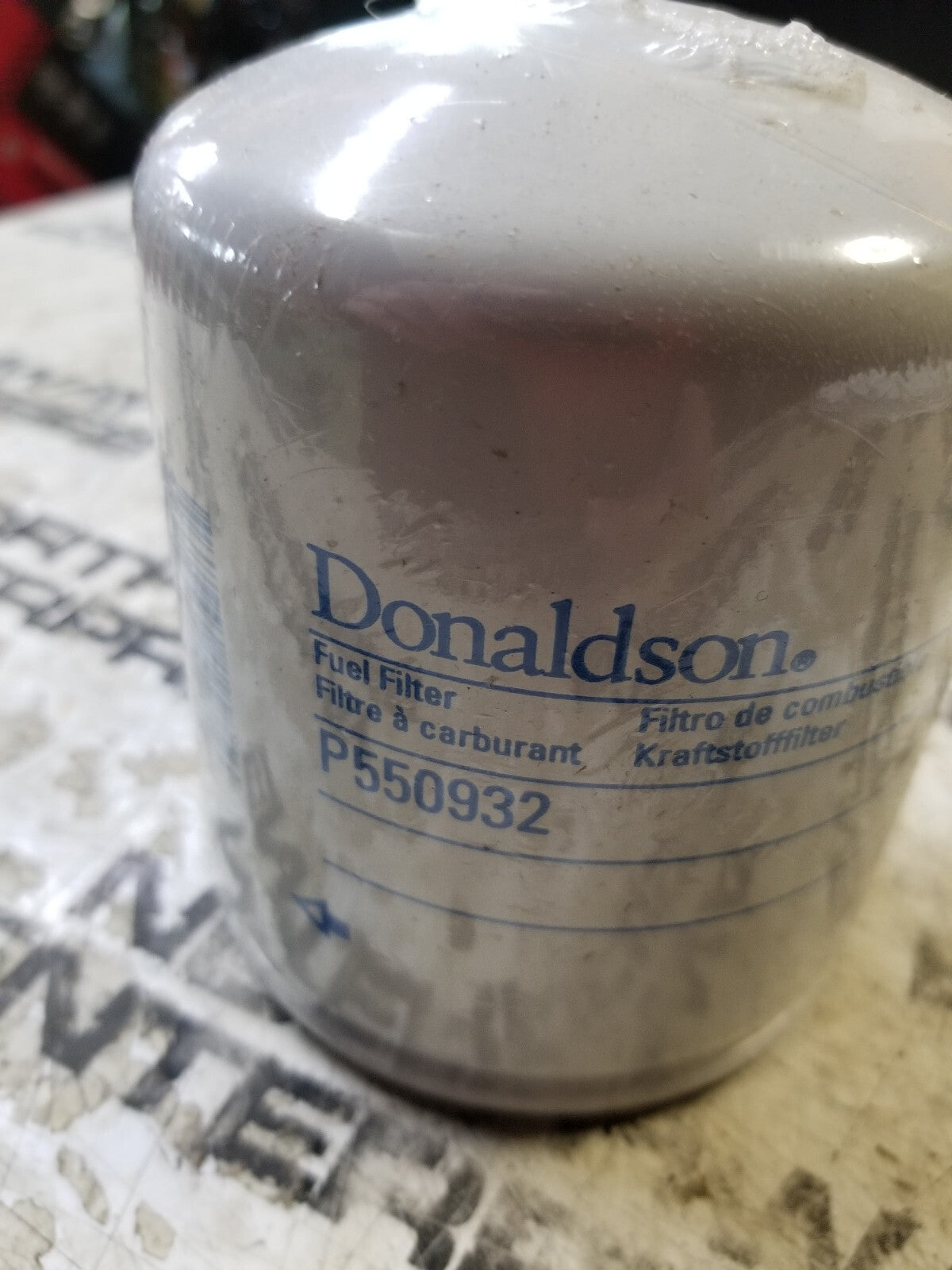 P550932 DONALDSON FUEL FILTER, SPIN-ON