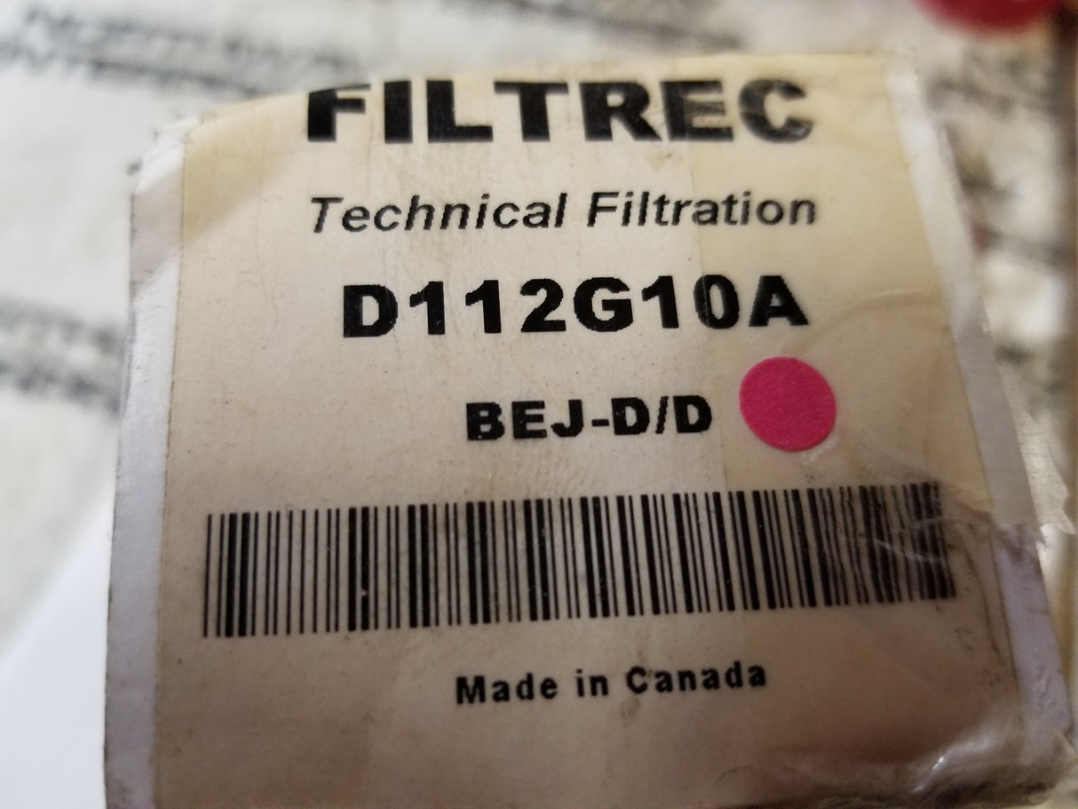 D112G10A FILTREC HYDRAULIC FILTER ELEMENT cross P566202 P165015 3I0648
