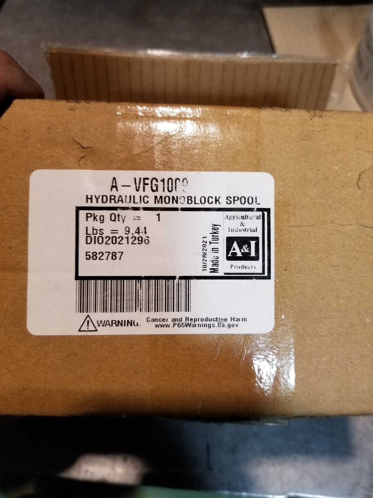 Hydraulic Monoblock Spool Valve Sae w/Orb Fittings A-VFG1009 P40