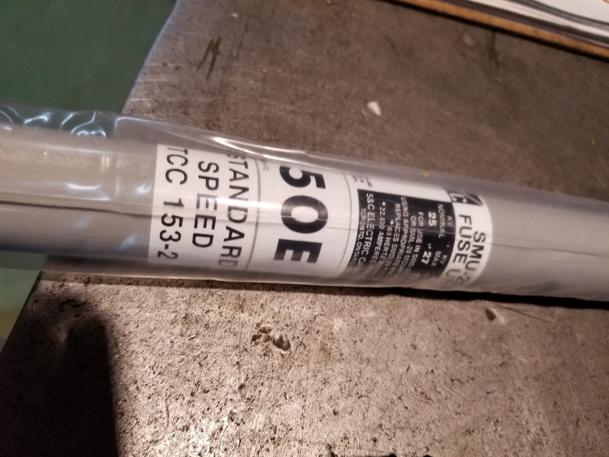 UNITE FUSIBLE 613050 SMU-20 Fuse Unit 25kV Nom. 27kV Max. 50E A TCC 153-2