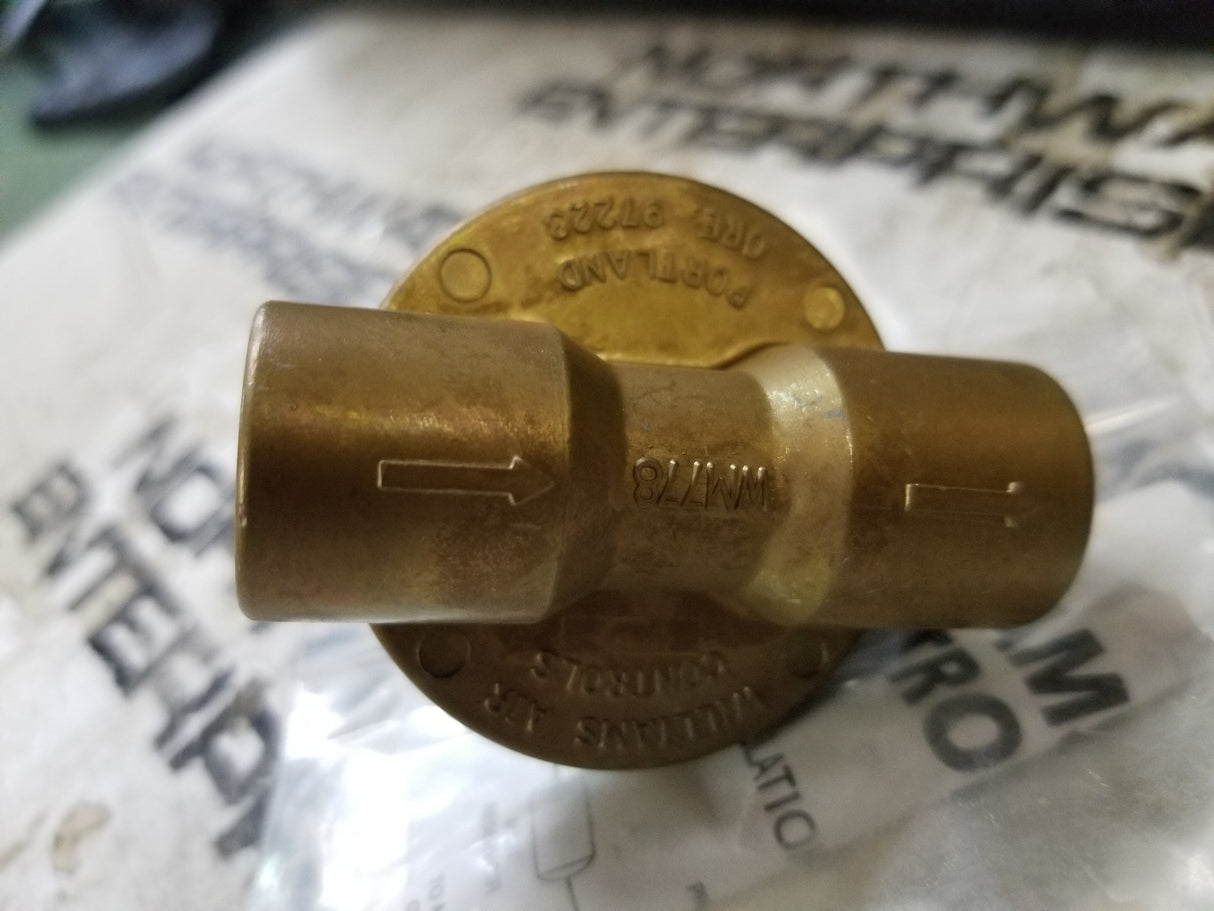 Williams Controls WM-778-A Pressure Protection Valve 118181
