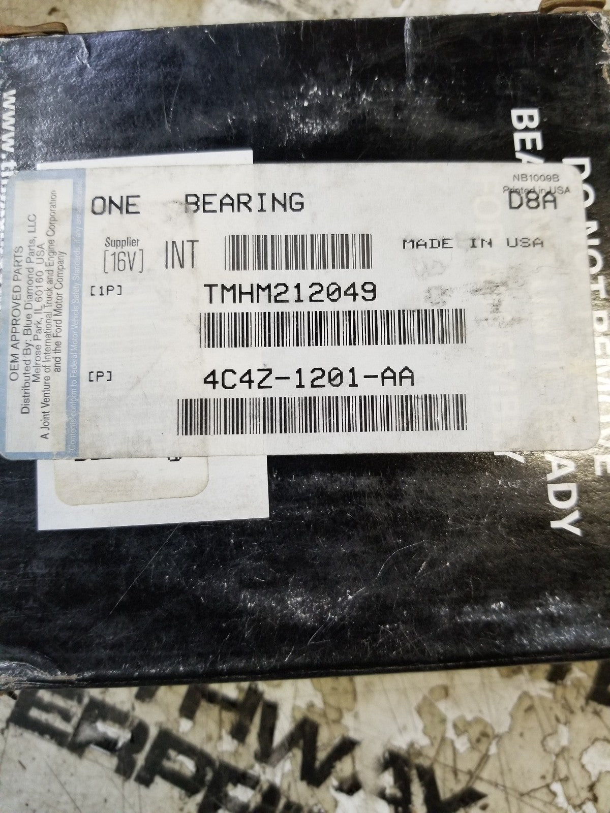 Timken TMHM212049 Taper Roller Bearing HM212049 for Heavy Truck 4C4Z-1201-AA