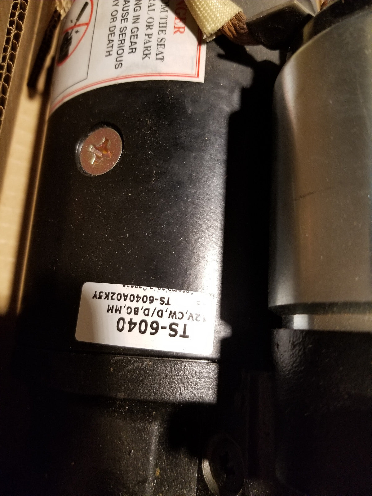 TS6040 STARTER DIXIE TS-6040