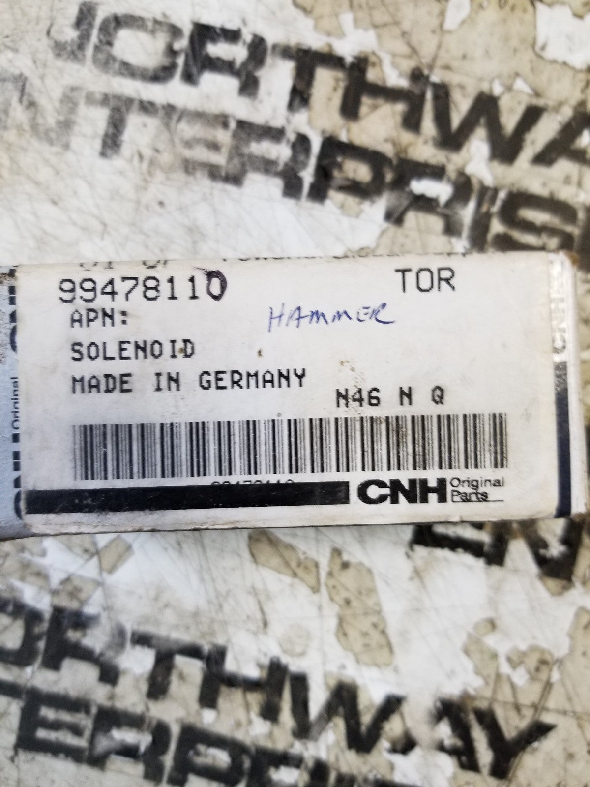 OEM CASE CNH 99478110 SOLENOID