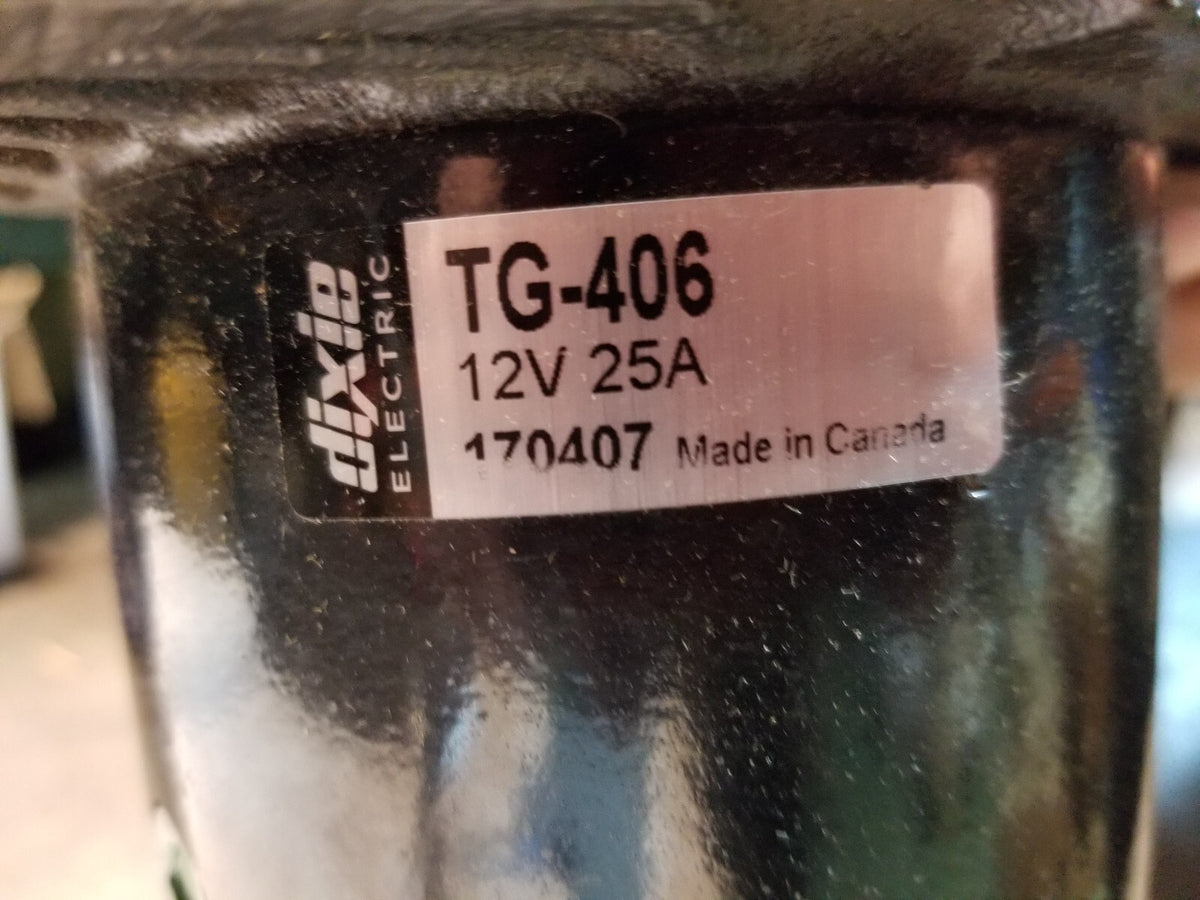 TG-406 12V,25A, CW, LU DIXIE TG406 GENERATOR