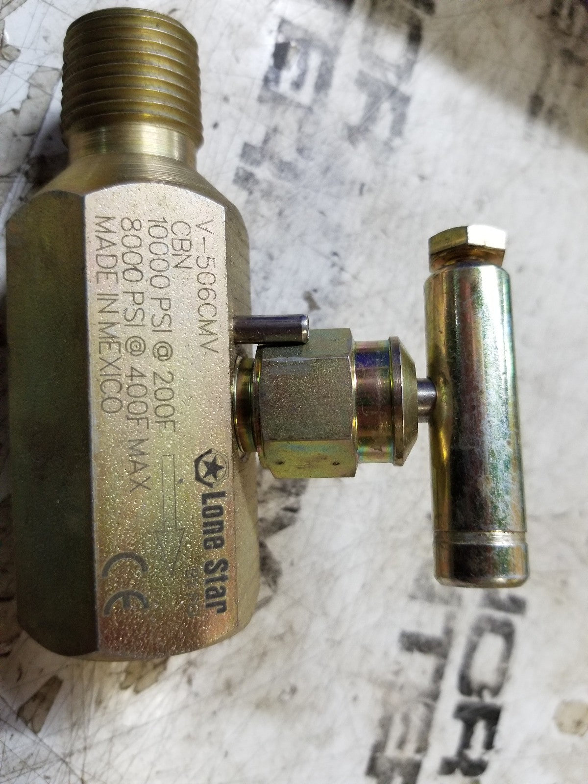 PGI Lone Star V-506CMV Needle Valve 10,000 PSI @ 200F | 8,000 PSI @ 400F