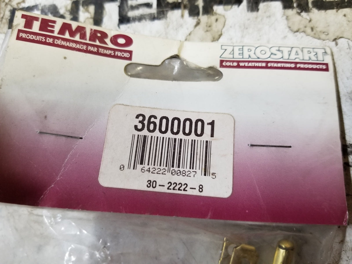 3600001 Temro Zerostart Block Heater Replacement Cord 120V 60 in, Right-Angle