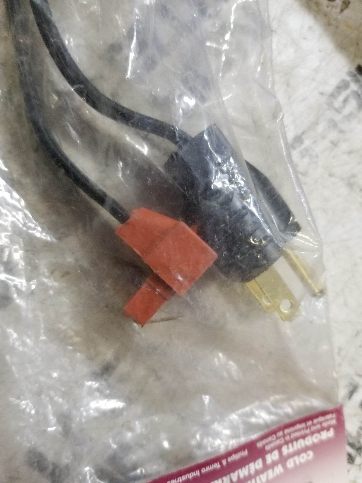 3600001 Temro Zerostart Block Heater Replacement Cord 120V 60 in, Right-Angle