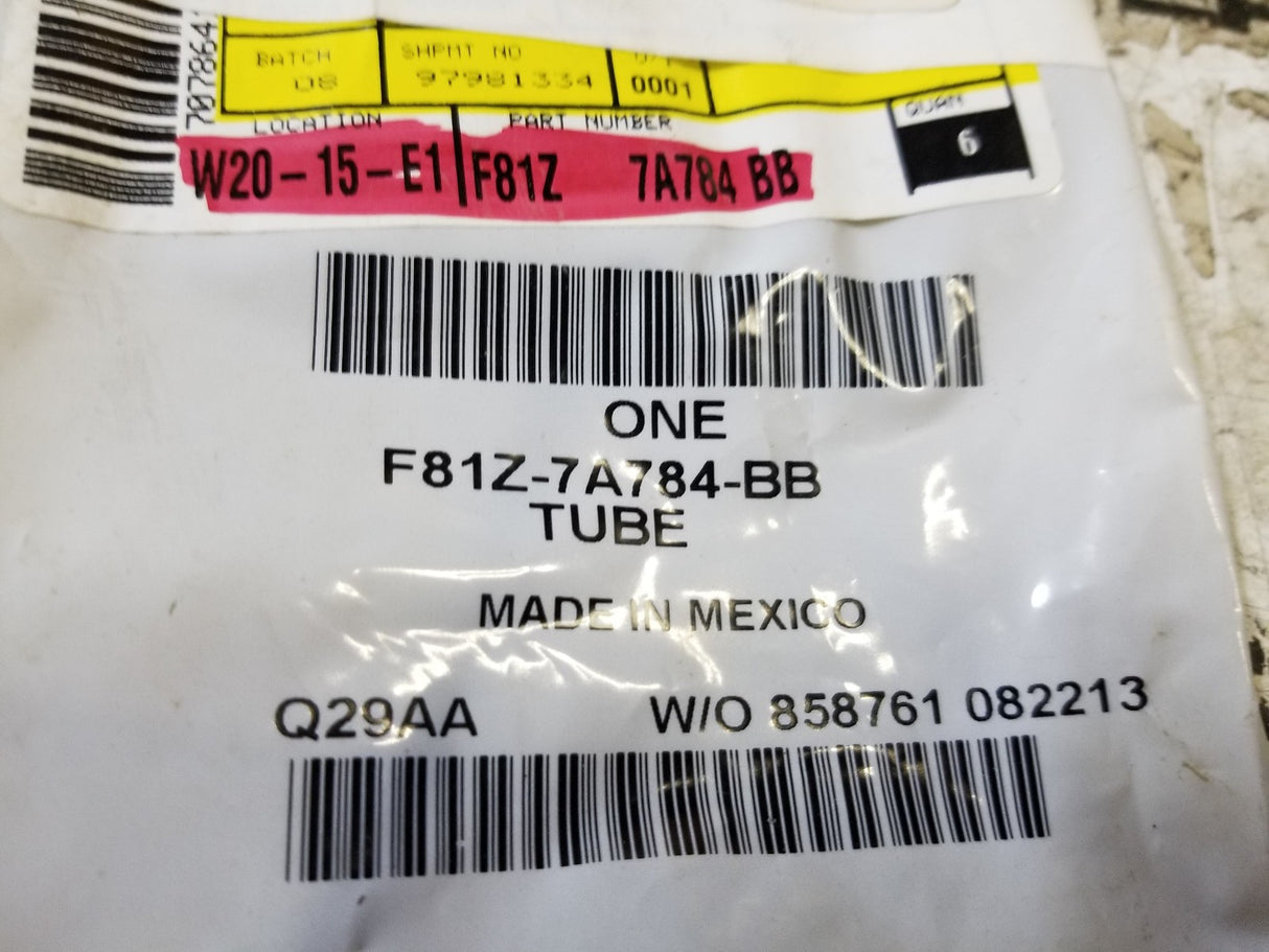 F81Z-7A784-BB Genuine Ford Tube Vacuum F81Z7A784BB