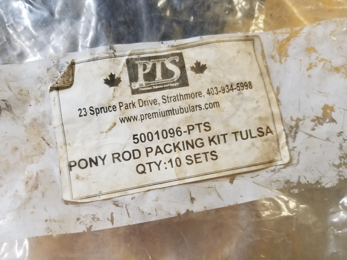 10 BAGS OF 3 SEALS (30 SEALS) 5001096-PTS 5001096 PONY ROD PACKING KIT TULSA