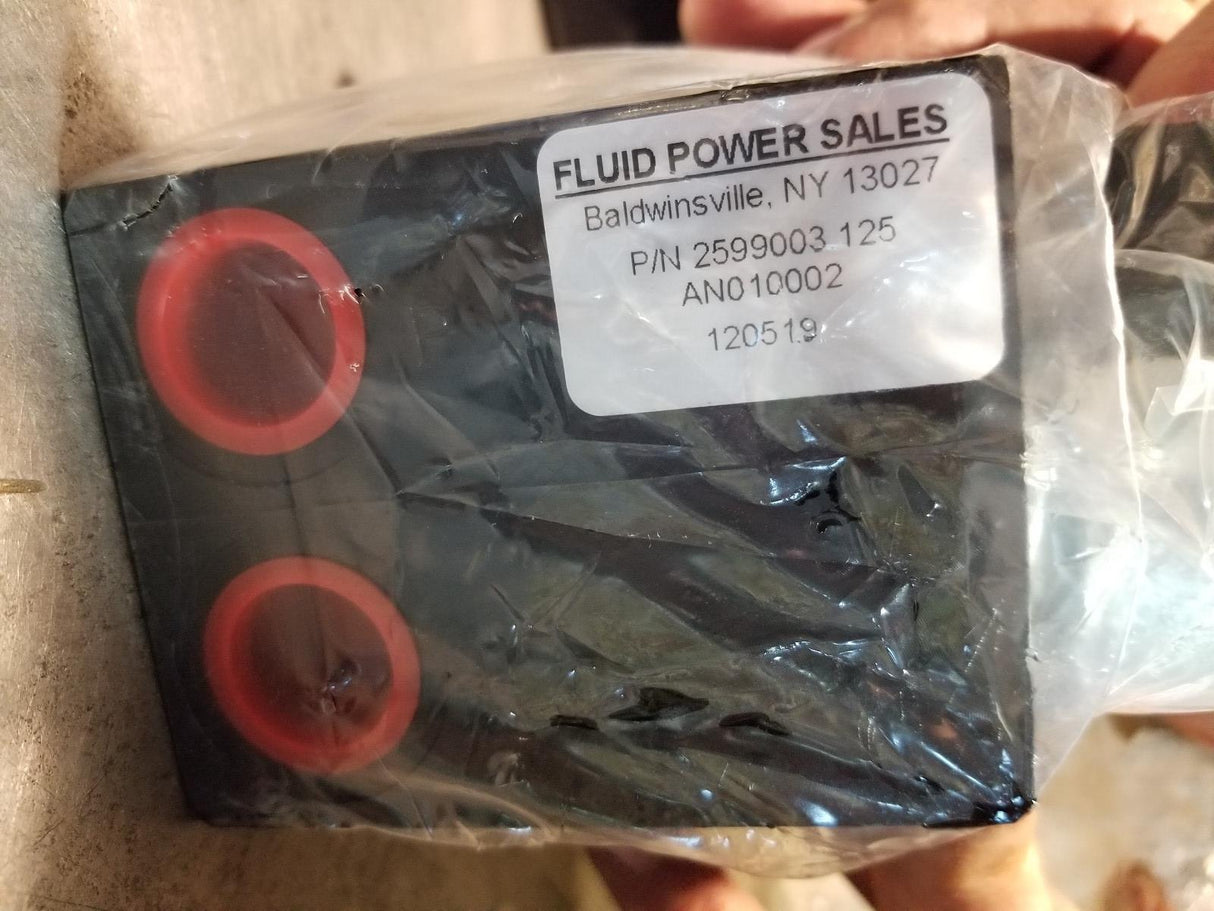 Kubota M119 3RD FUNCTION OPEN CENTER 2599003 125 2599004.225