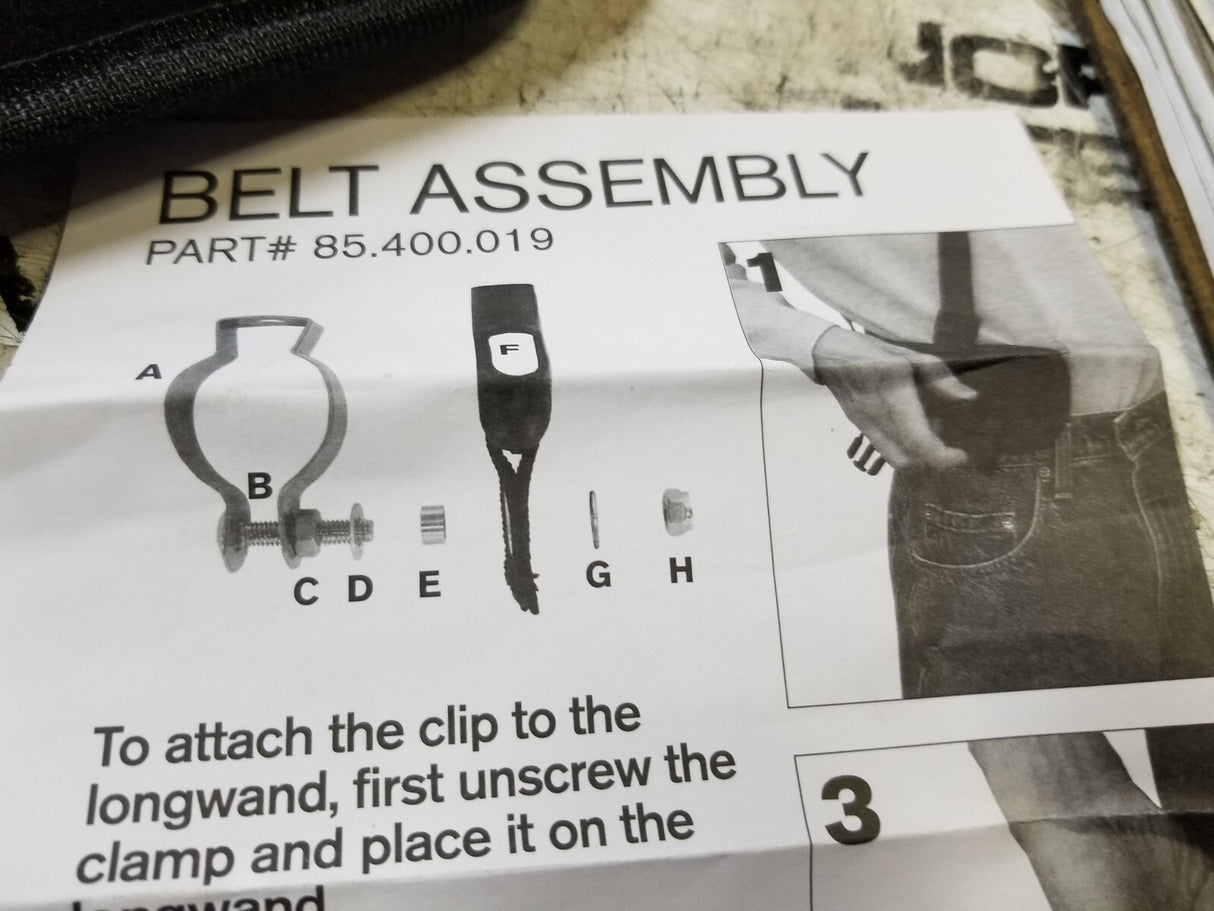 85.400.019 BE Support Belt for Telescoping & Long Wands
