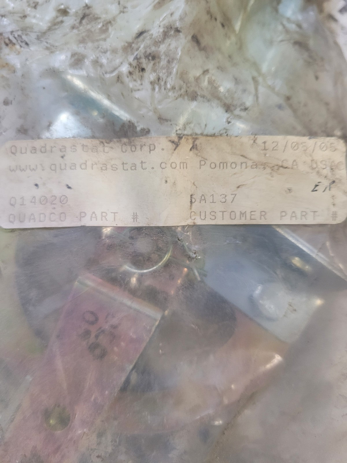 Quadrastat Q14020 Engine Throttle Control Fits American Excavators, Etc *Unused