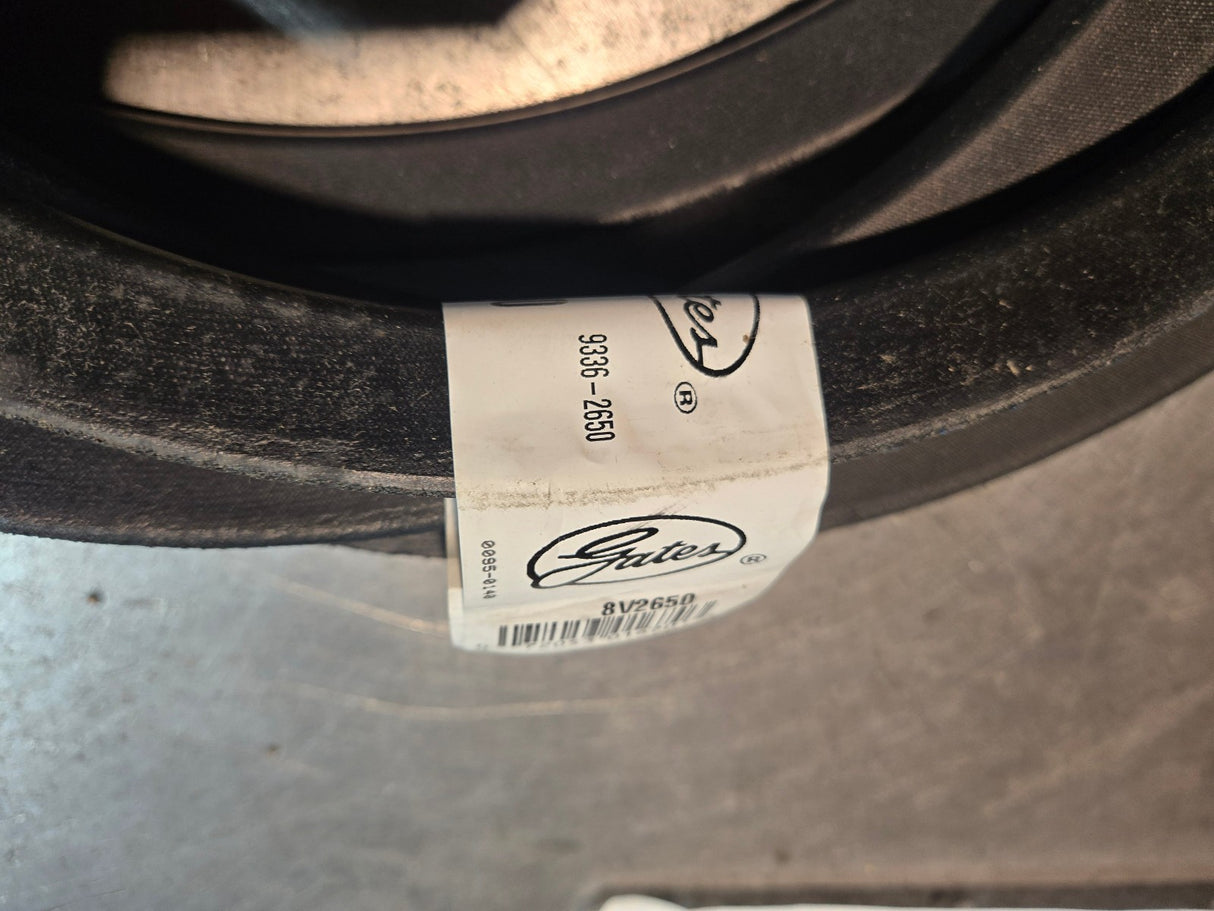 8V2650 GATES Narrow Super HC V-Belt - 8V, 1 in Top Width, 1 Strand, 265 in Nomin