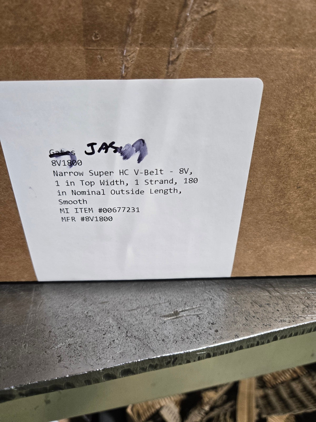 JASON 8V1800 UNIBELT Narrow Section Wrapped V Belt