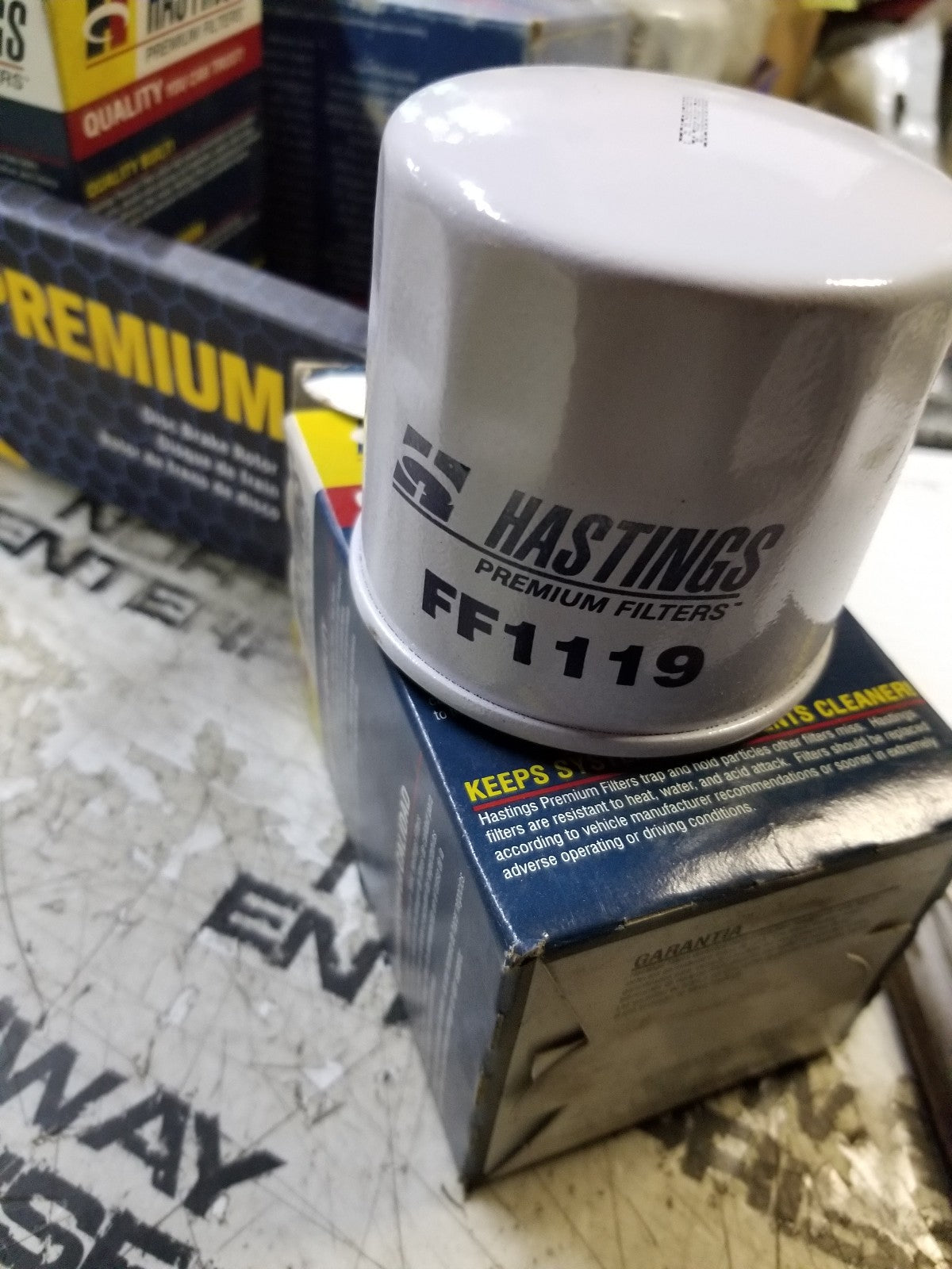 LOT OF 2 PC - FF1119 HASTINGS FUEL FILTER