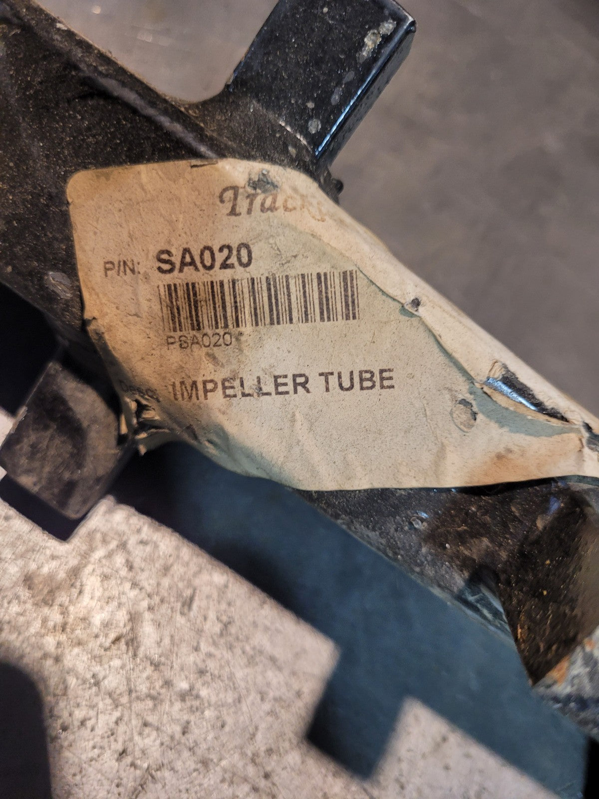 TRACKLESS SA020 IMPELLER TUBE