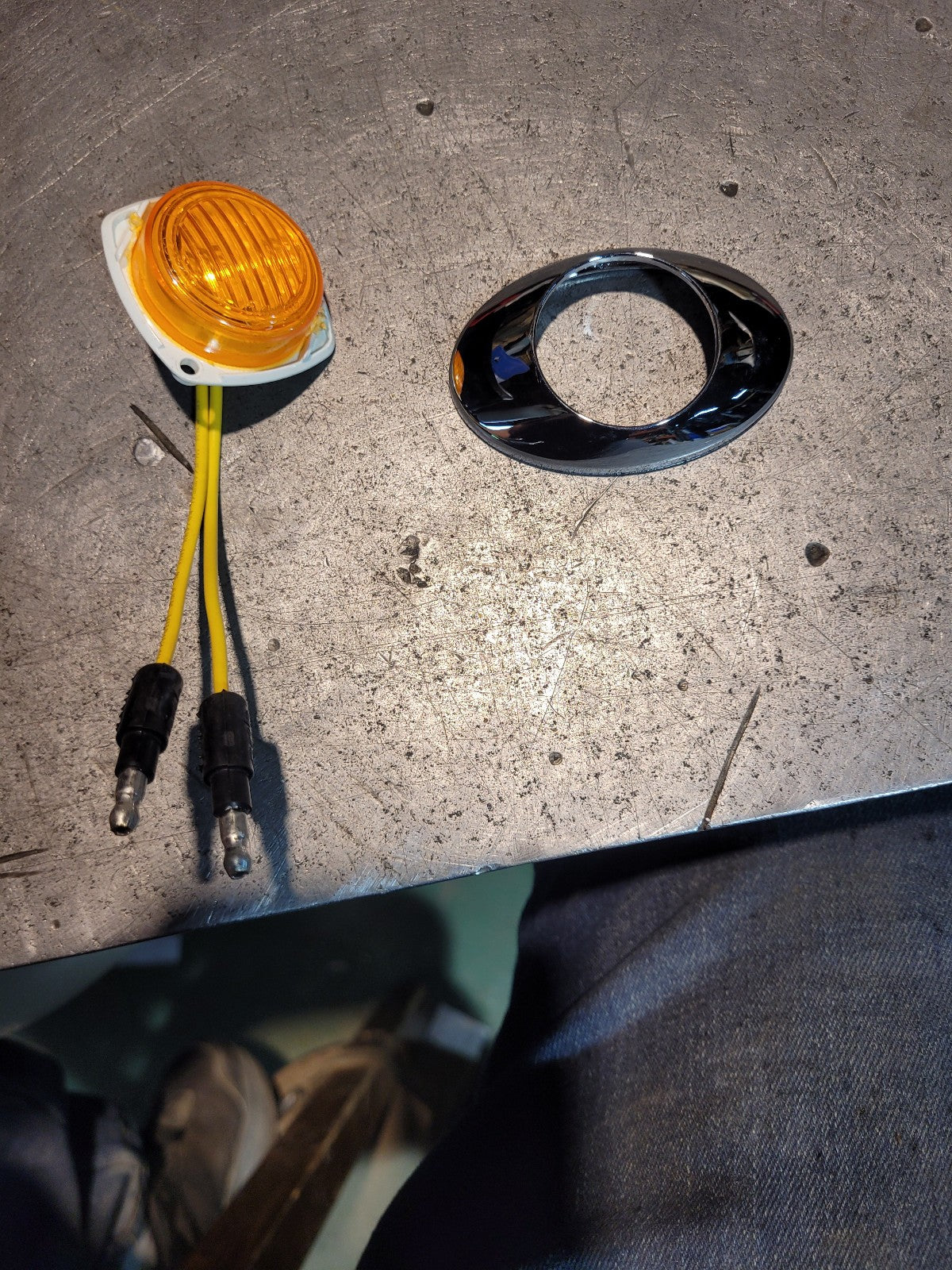 Grote 45773 Yellow M3 Series LED Clearance Marker Light (0.180 Molded Bullet wi