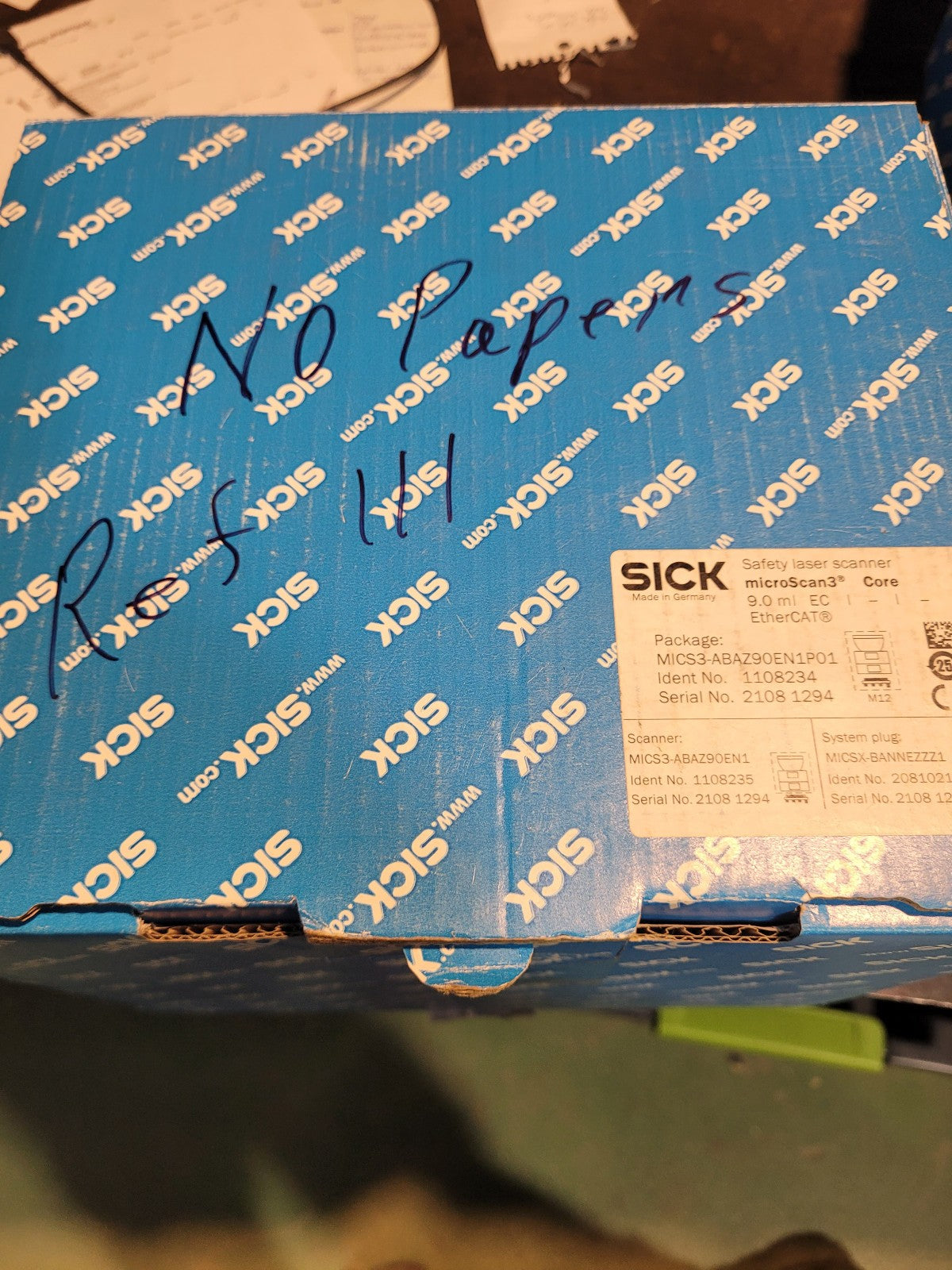 SICK MICS3-ABAZ90EN1P01 1108234 Safe laser scanner MICS3-ABAZ90EN1P01