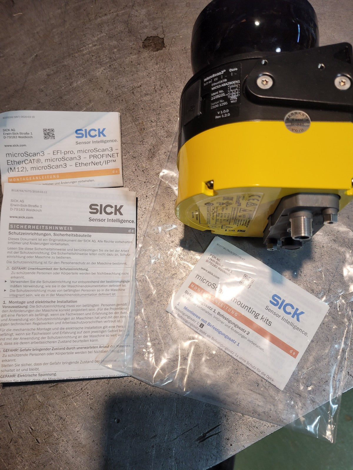 SICK MICS3-ABAZ90EN1P01 1108234 Safe laser scanner MICS3-ABAZ90EN1P01