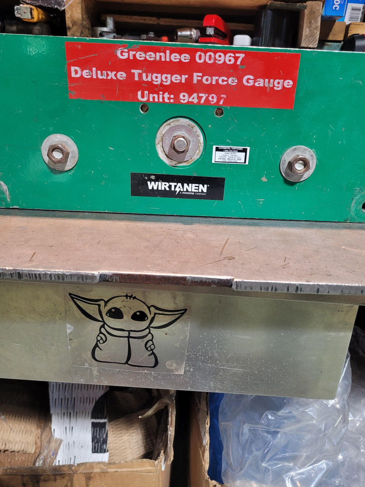 PACKAGE Greenlee 00967 TUGGER Cable Puller Deluxe Force Gauge 94797 REF 3