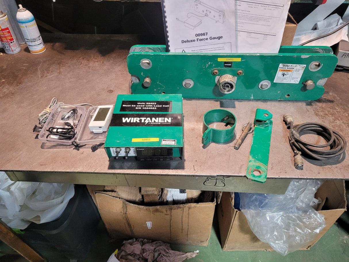 PACKAGE Greenlee 00967 TUGGER Cable Puller Deluxe Force Gauge 59453 REF 4