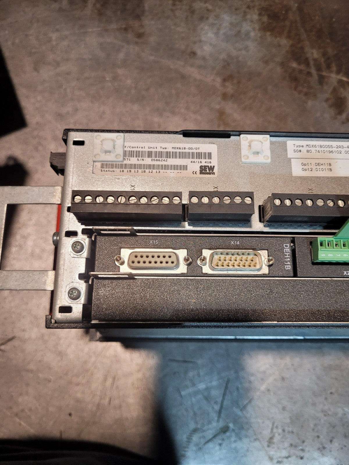 USED MDX61B-0055-2A3-4-00, 08243492 SEW MOVIDRIVE