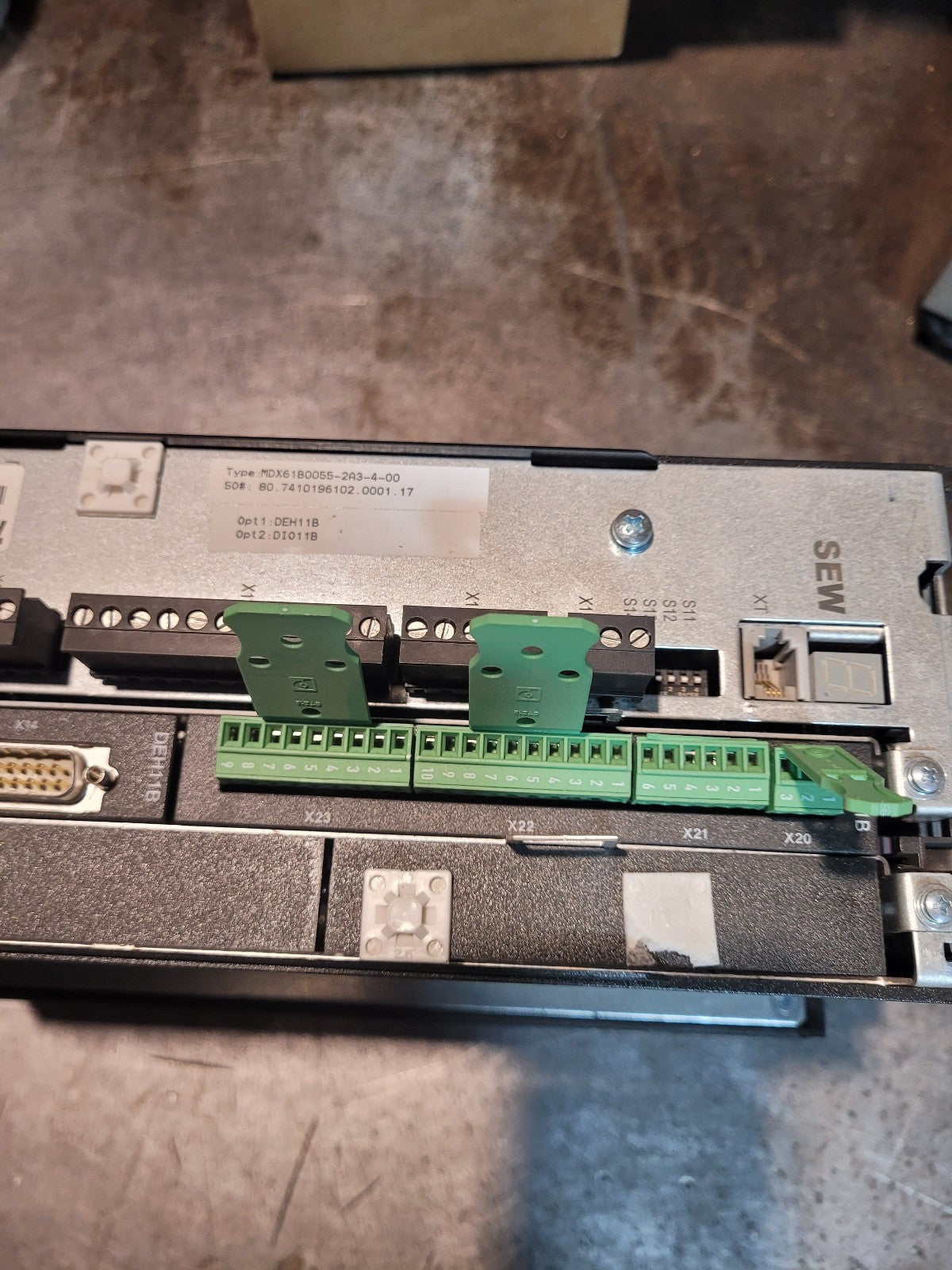 USED MDX61B-0055-2A3-4-00, 08243492 SEW MOVIDRIVE