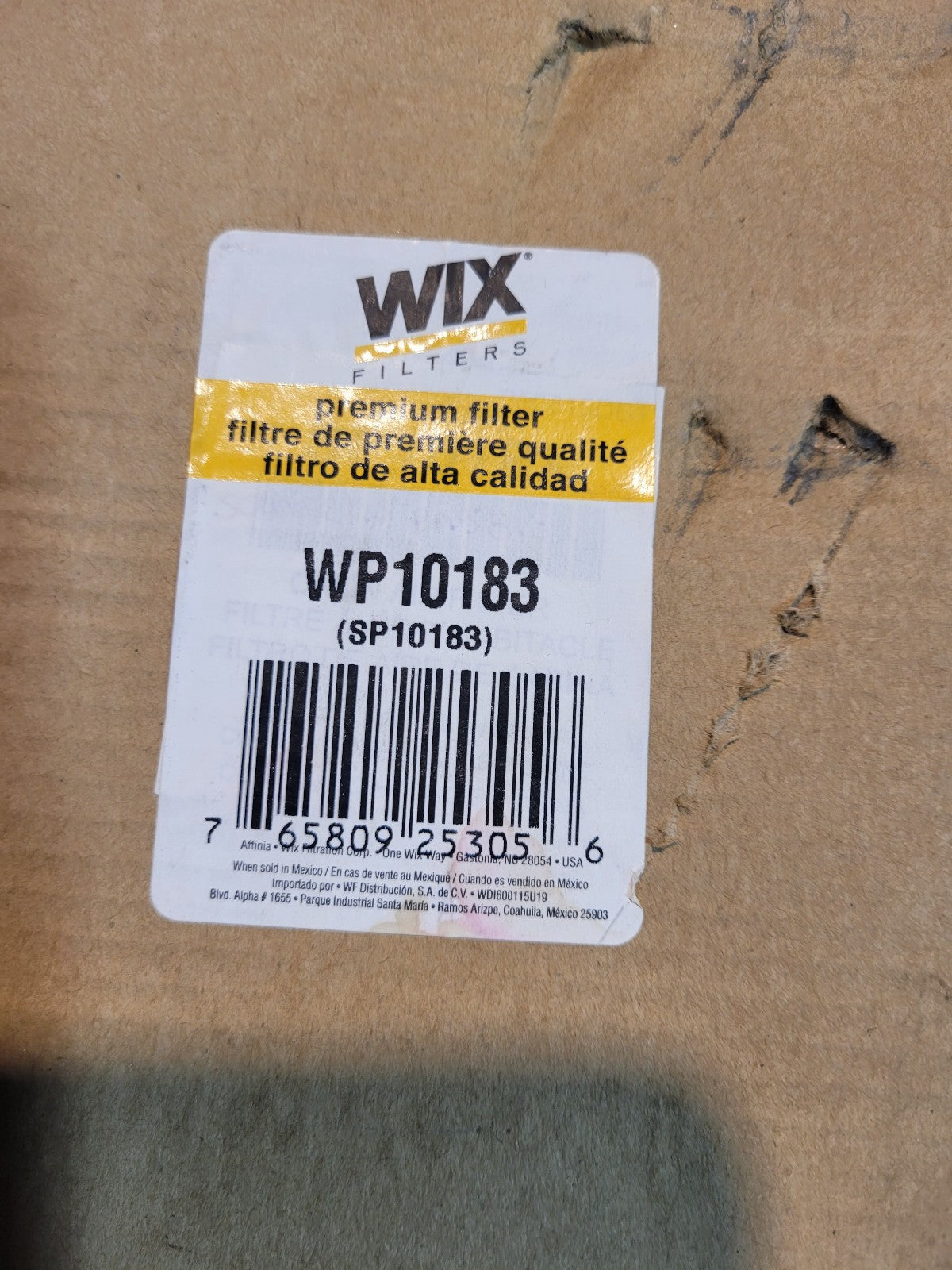WP10183 WIX CABIN AIR FILTER For 02-16 4900 4900E 4900EX 4900FA 4900SA AF26448