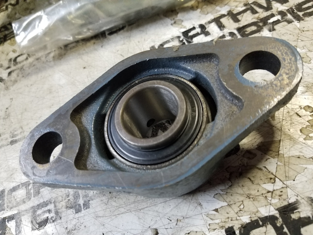 FL205 130mm Long 25mm Inner Dia Metal Flange Pillow Block Mounted Bearing