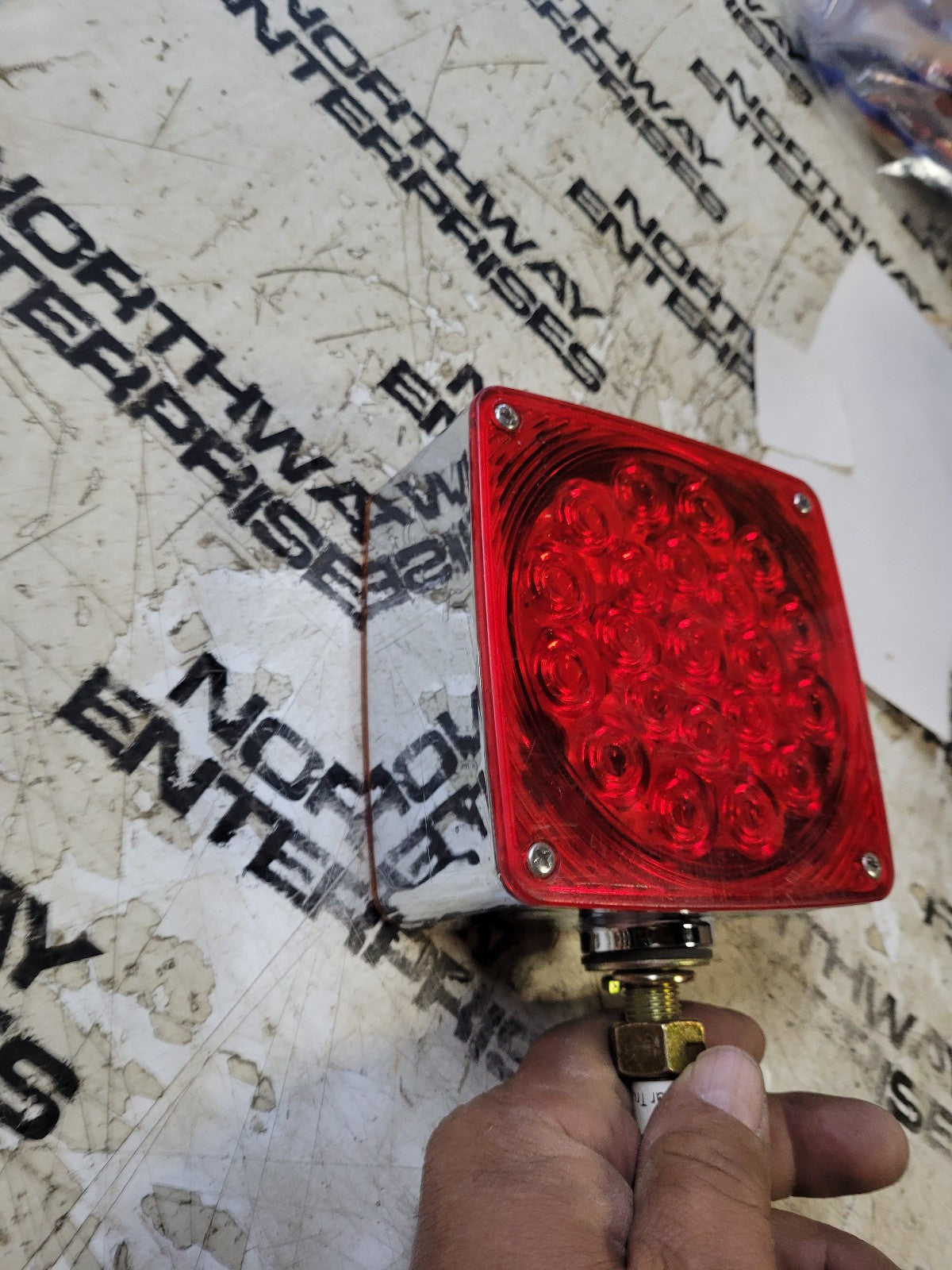 Western Star RH LED Chrome Fender MTD Marker / Turn Signal - P/N 84101-3543