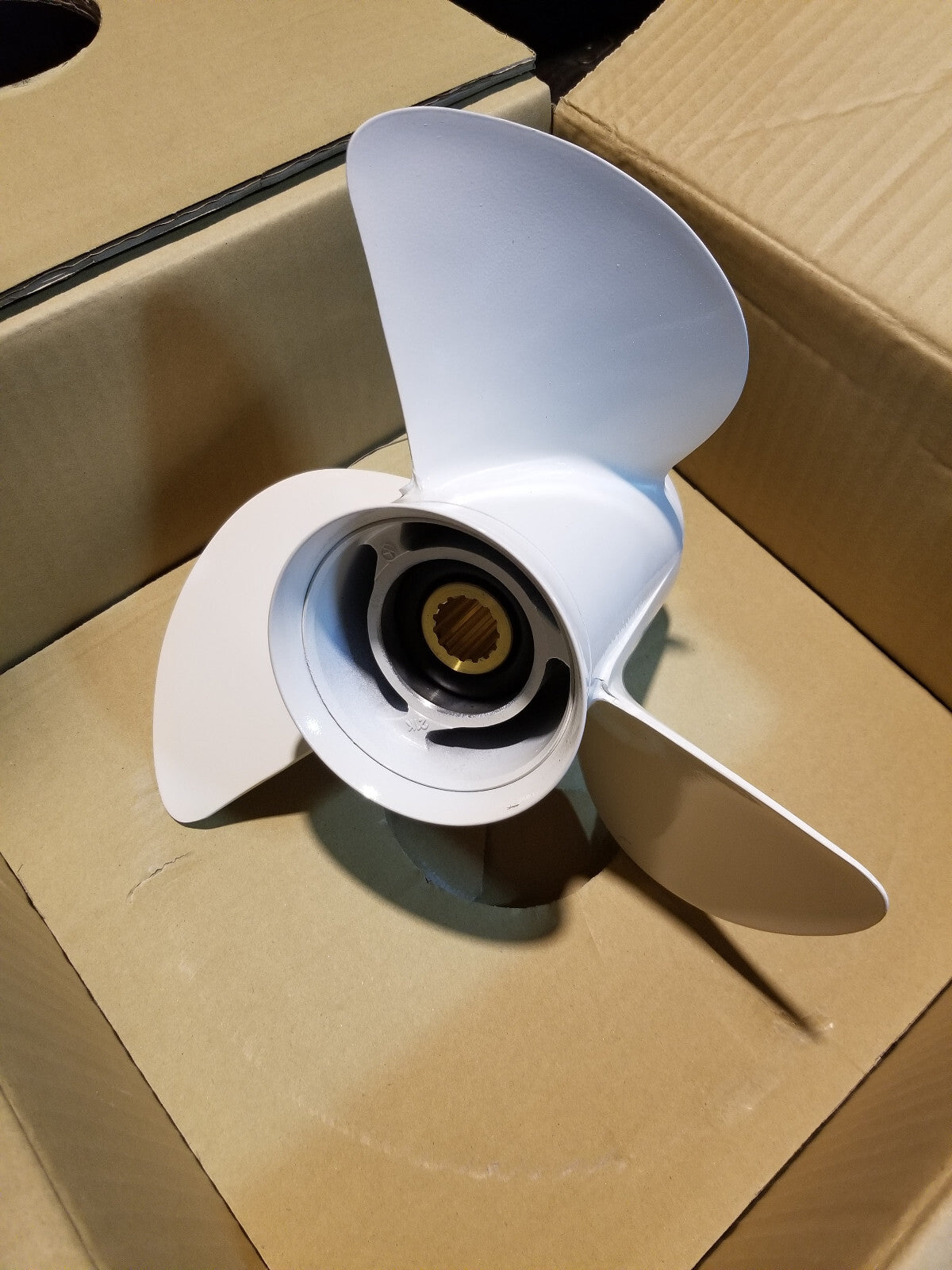 Yamaha New OEM Outboard Propeller, 12-5/8" X 21" Pitch, 6E5-45943-00-00