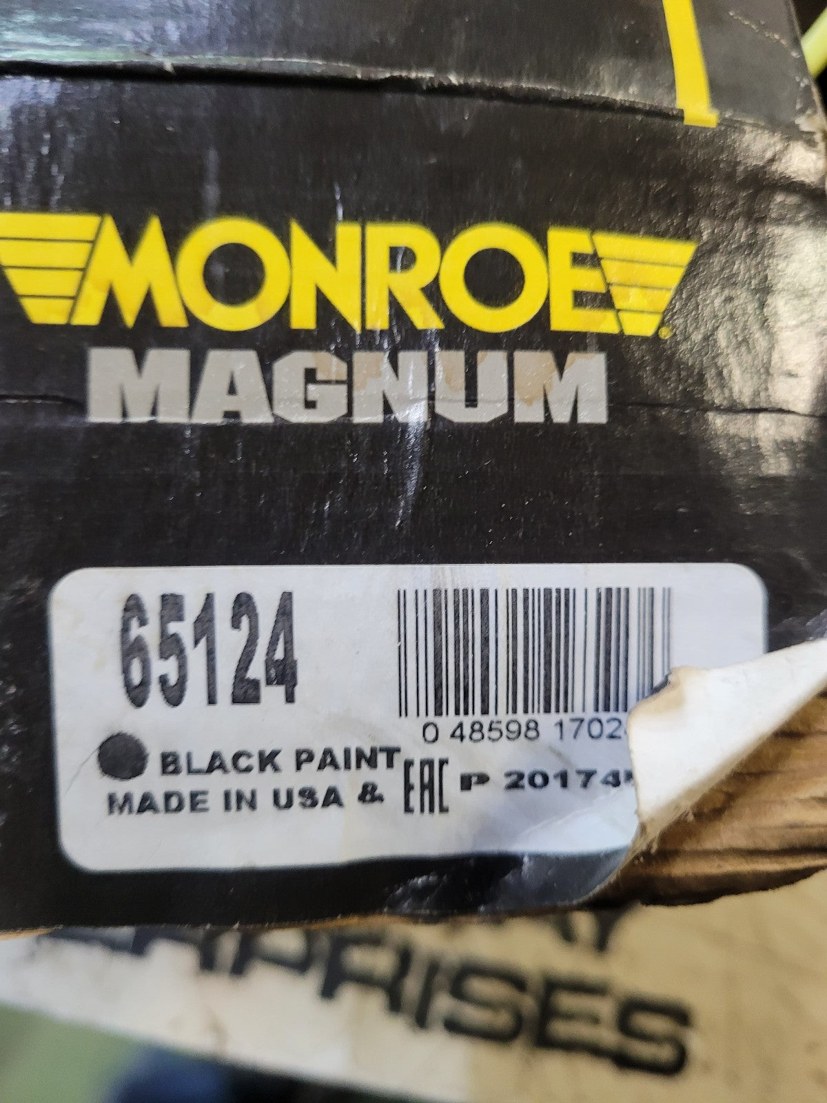 65124 MONROE MAGNUM SHOCK ABSORBER