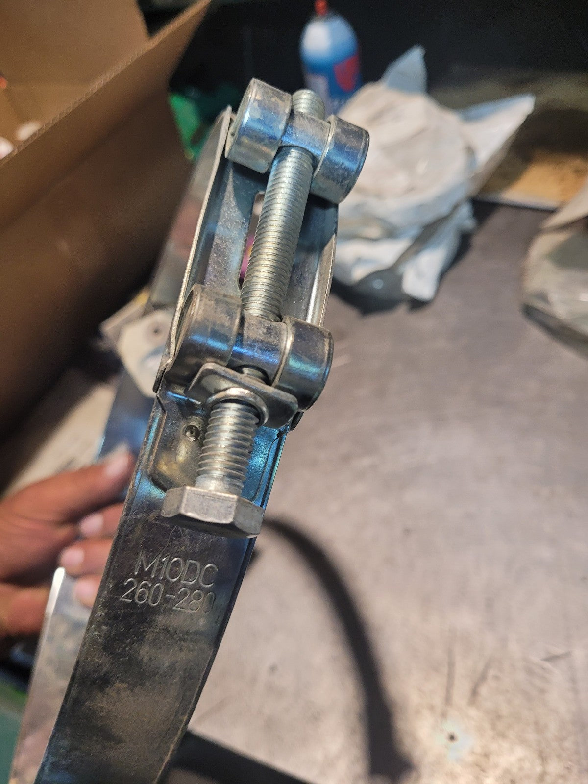 CLAMP T-BOLT 265-278 MIKALOR 10" CLA-0133