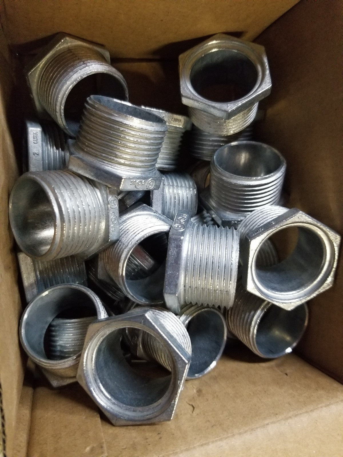 1 BOX 0F 25PC - Bridgeport 1793-DC 1" Extra Long Conduit Nipple