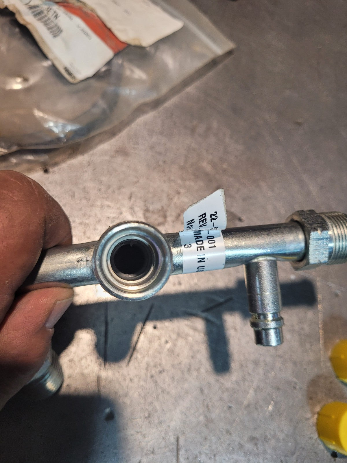 22-65468-001 Auxiliary Steel Charge Tube