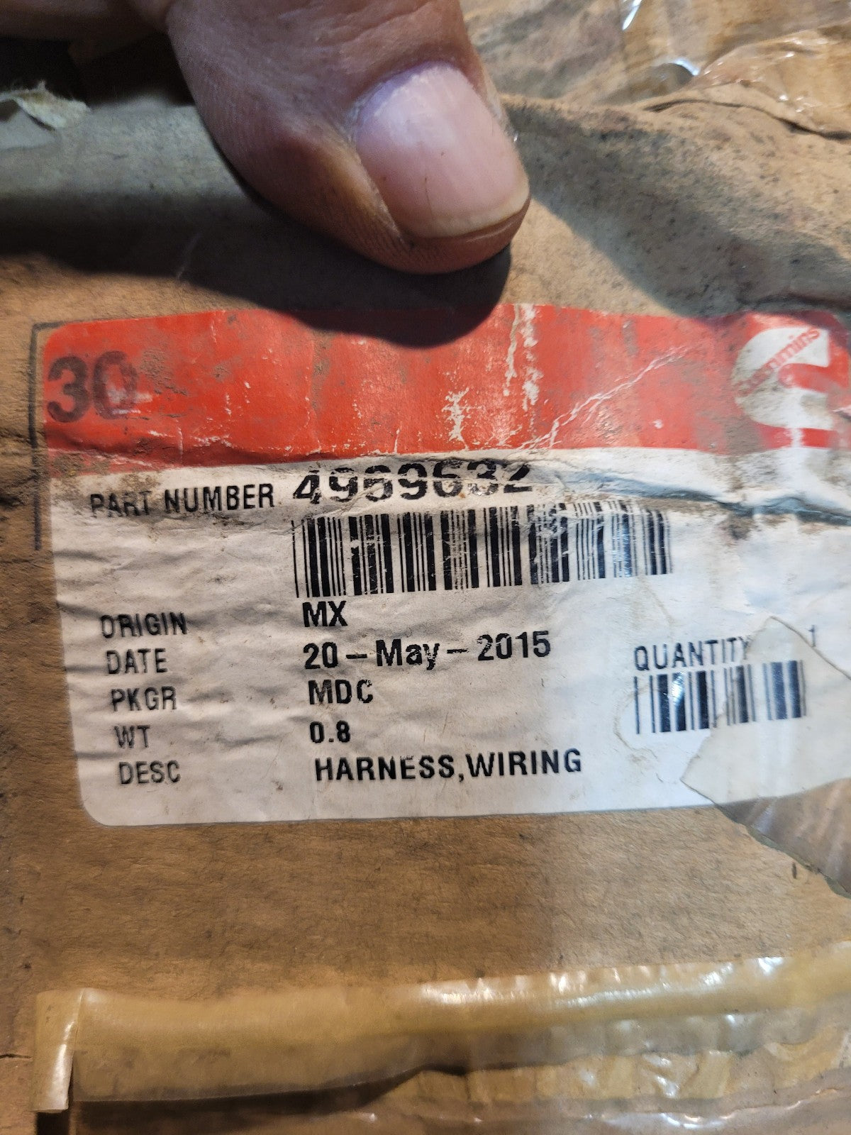 NEW OEM CUMMINS 4969632 WIRE HARNESS