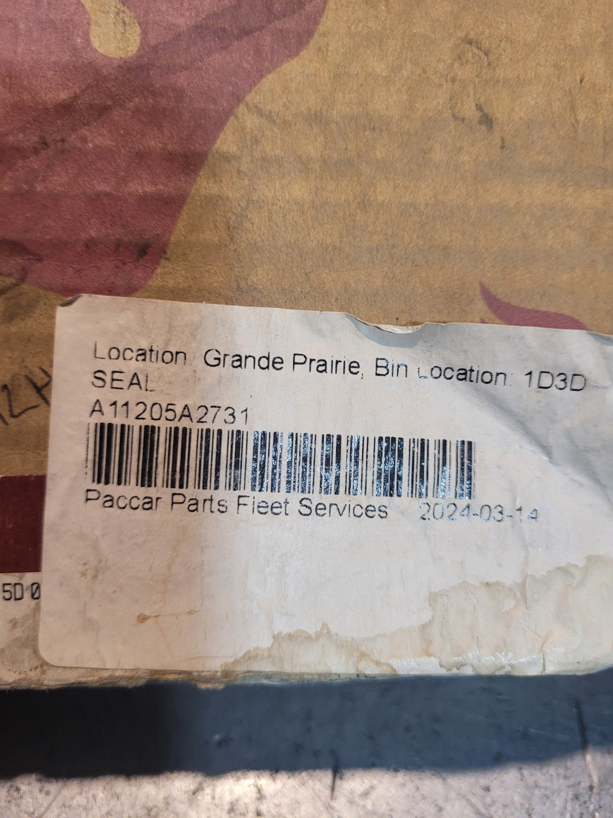 NEW OEM MERITOR A11205A2731 SEAL
