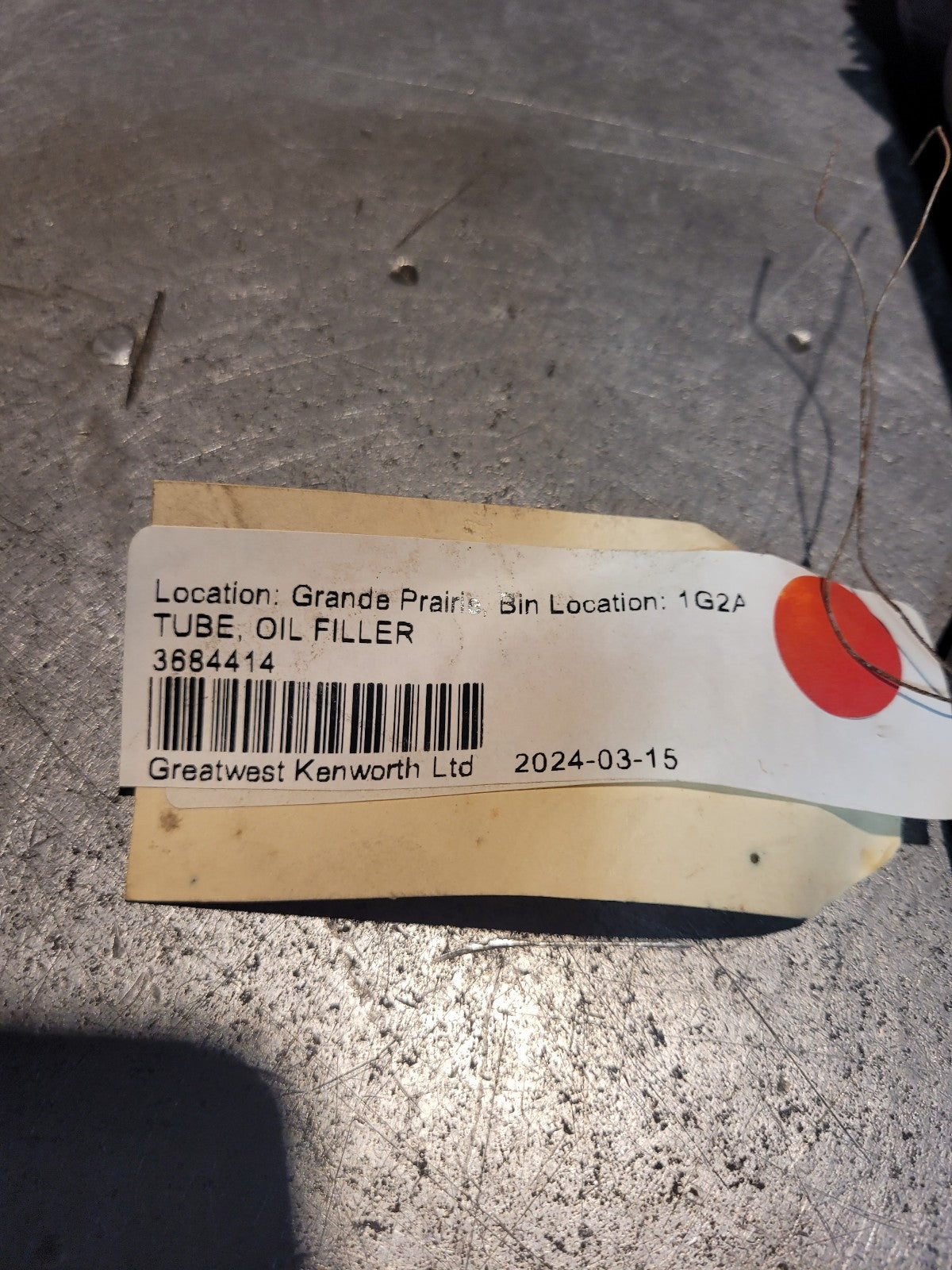 OEM GENUINE CUMMINS 3684414 OIL FILLER TUBE