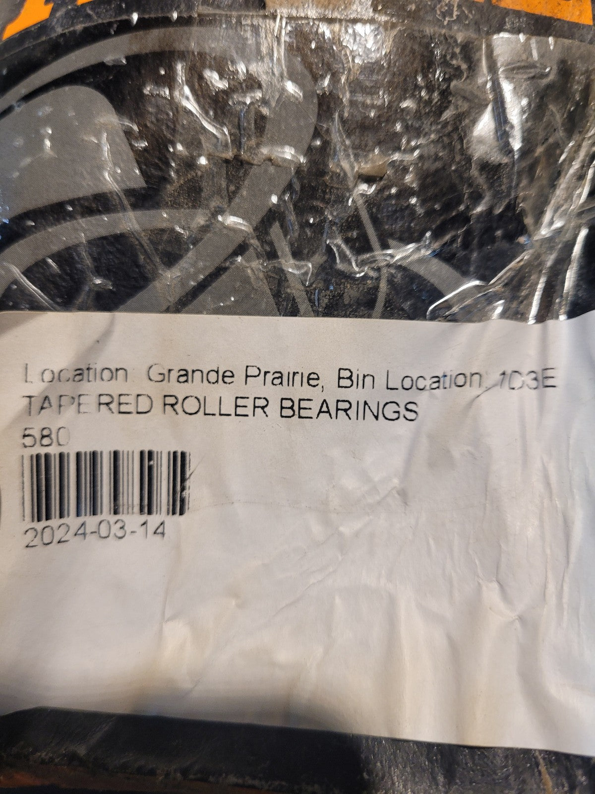 580 TIMKEN BEARING AND CUP