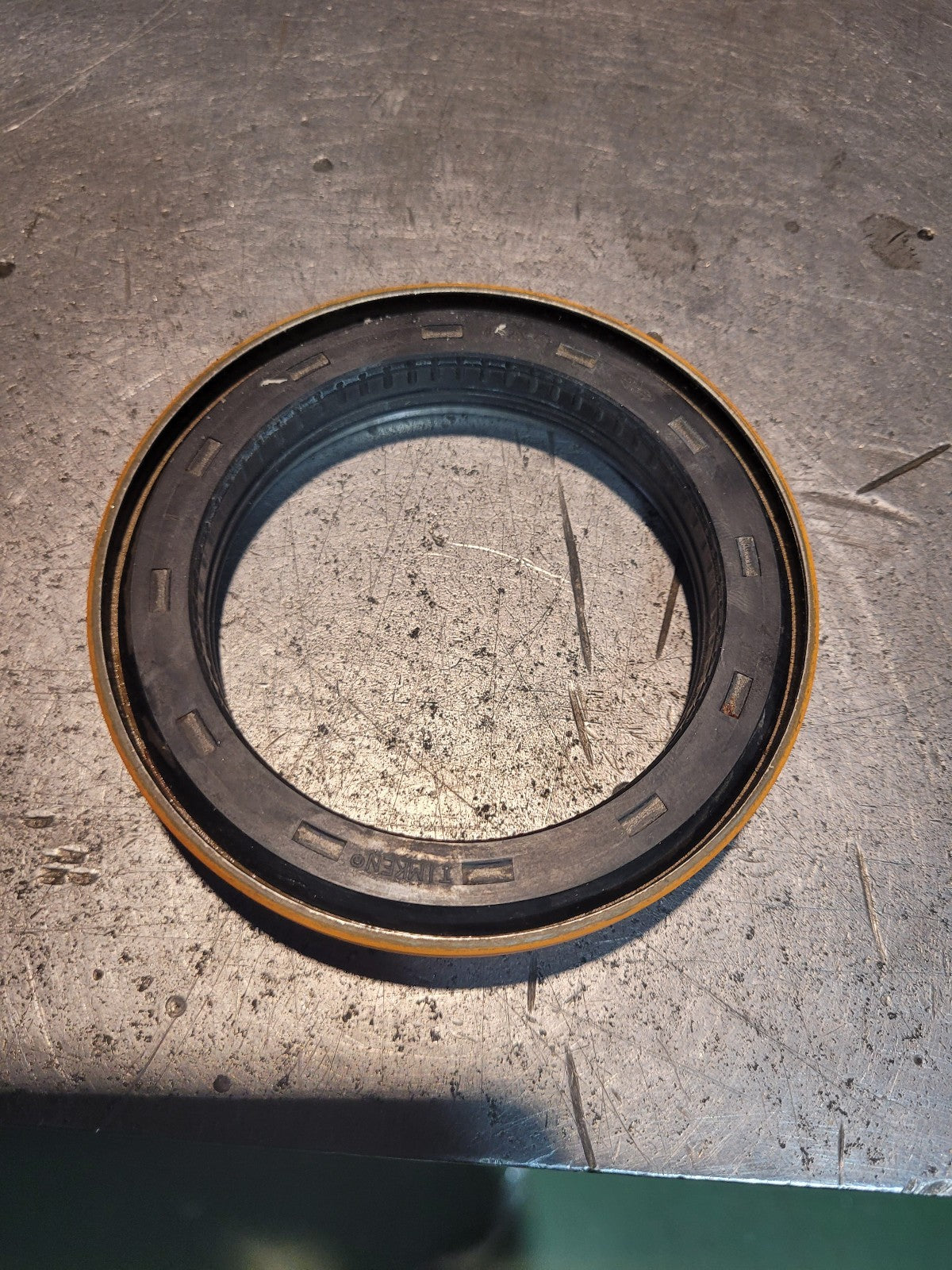 100495 TIMKEN Oil Seal - Solid, 3.003 in Shaft Dia., 3.761 in OD, 0.420