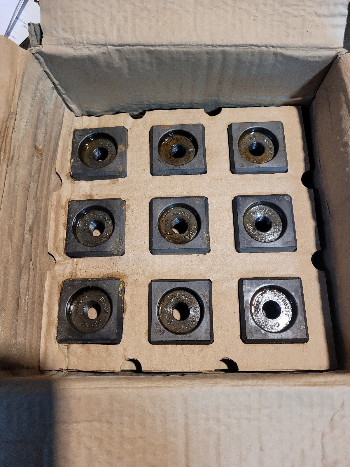 1 BOX OF 18PC - QK10031T SAW TOOTH QUAD SHANKLESS HT