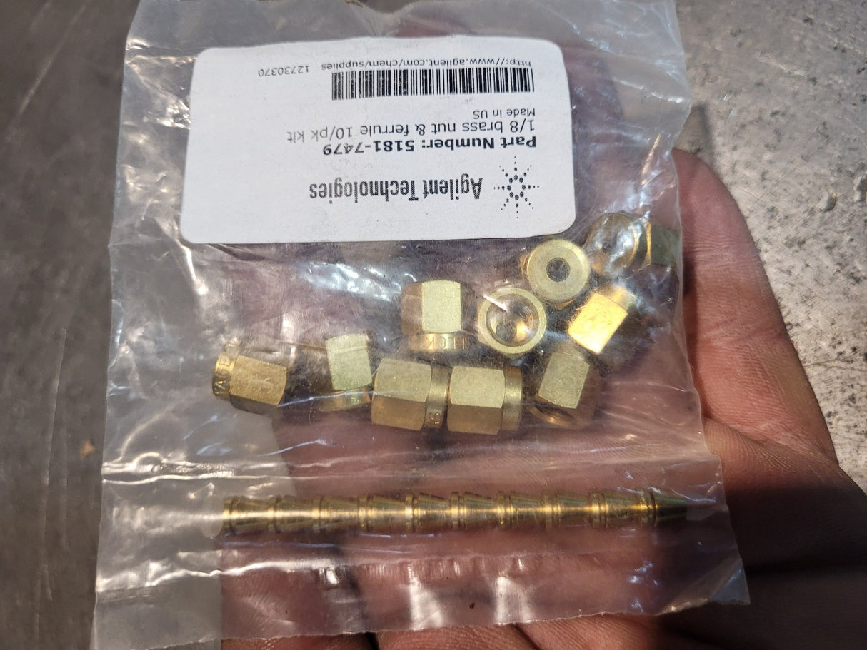 10PC NEW FOR Agilent Copper pipe ferrule blade ring joint 5181-7479