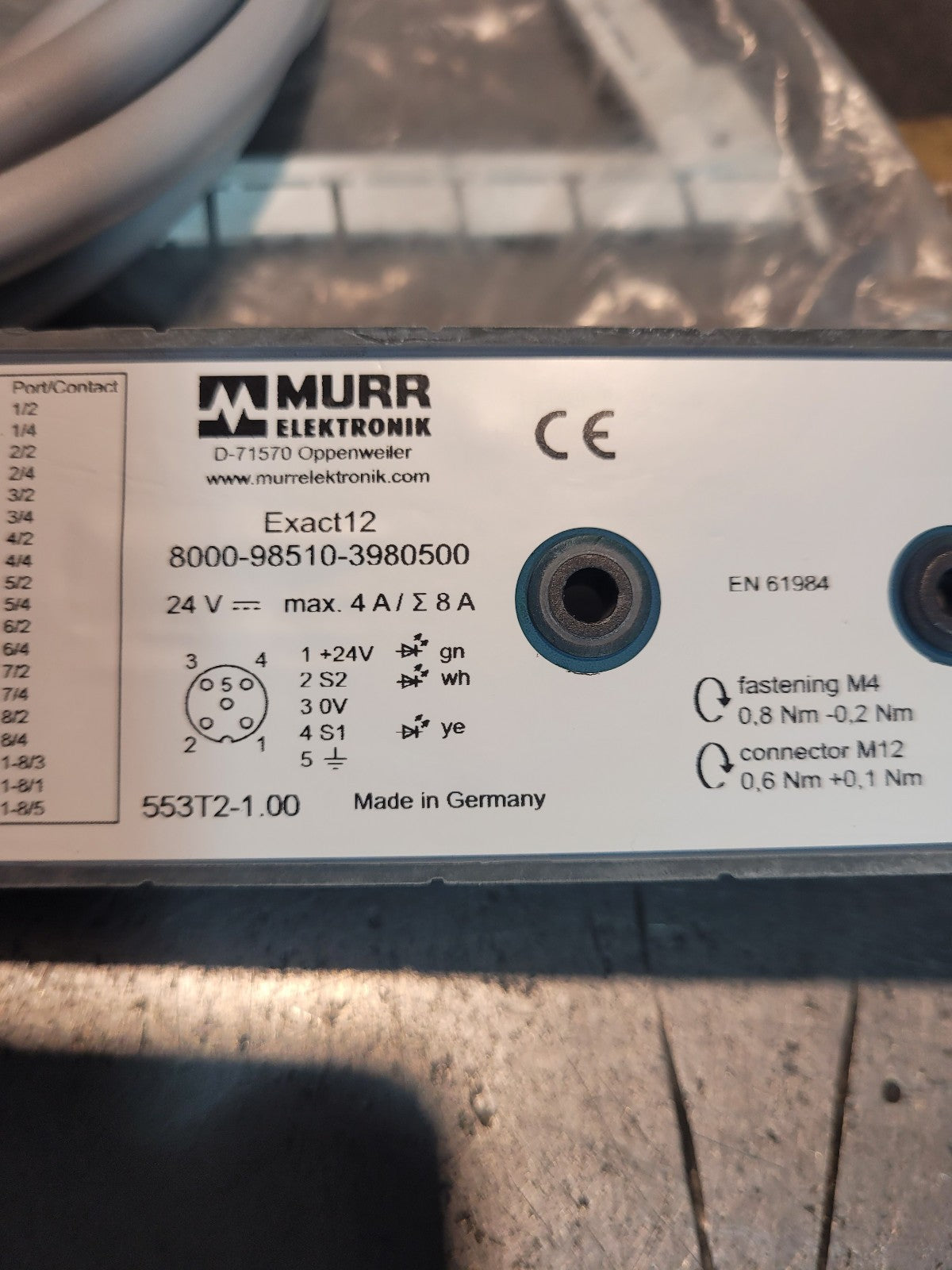 8000-98510-3980500 Junction box