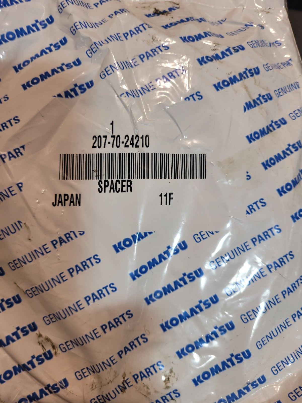 New OEM Genuine Komatsu 207-70-24210 Spacer