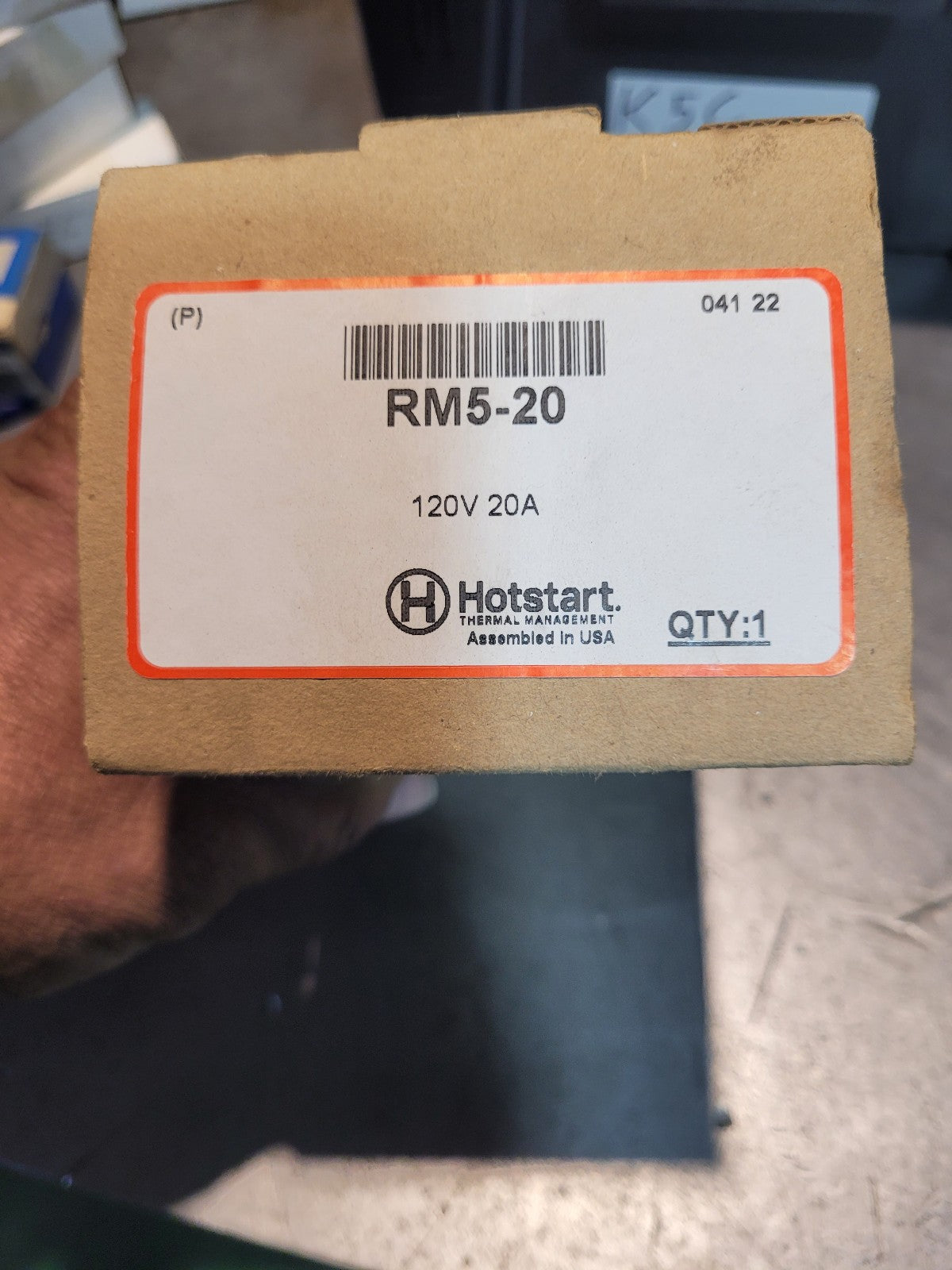 Hotstart 20AMP 120V RECP CORD RM5-20