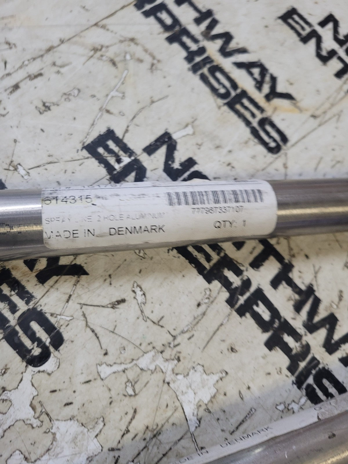 614315 2 Hole Nozzle Tube for ATV 6' Boom (No Nozzles)