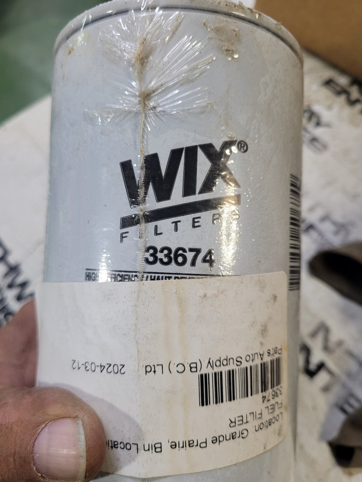 Wix 33674 Fuel Filter Replaces IH 3014300C1 Baldwin BK6269 Caterpillar 2W-2134