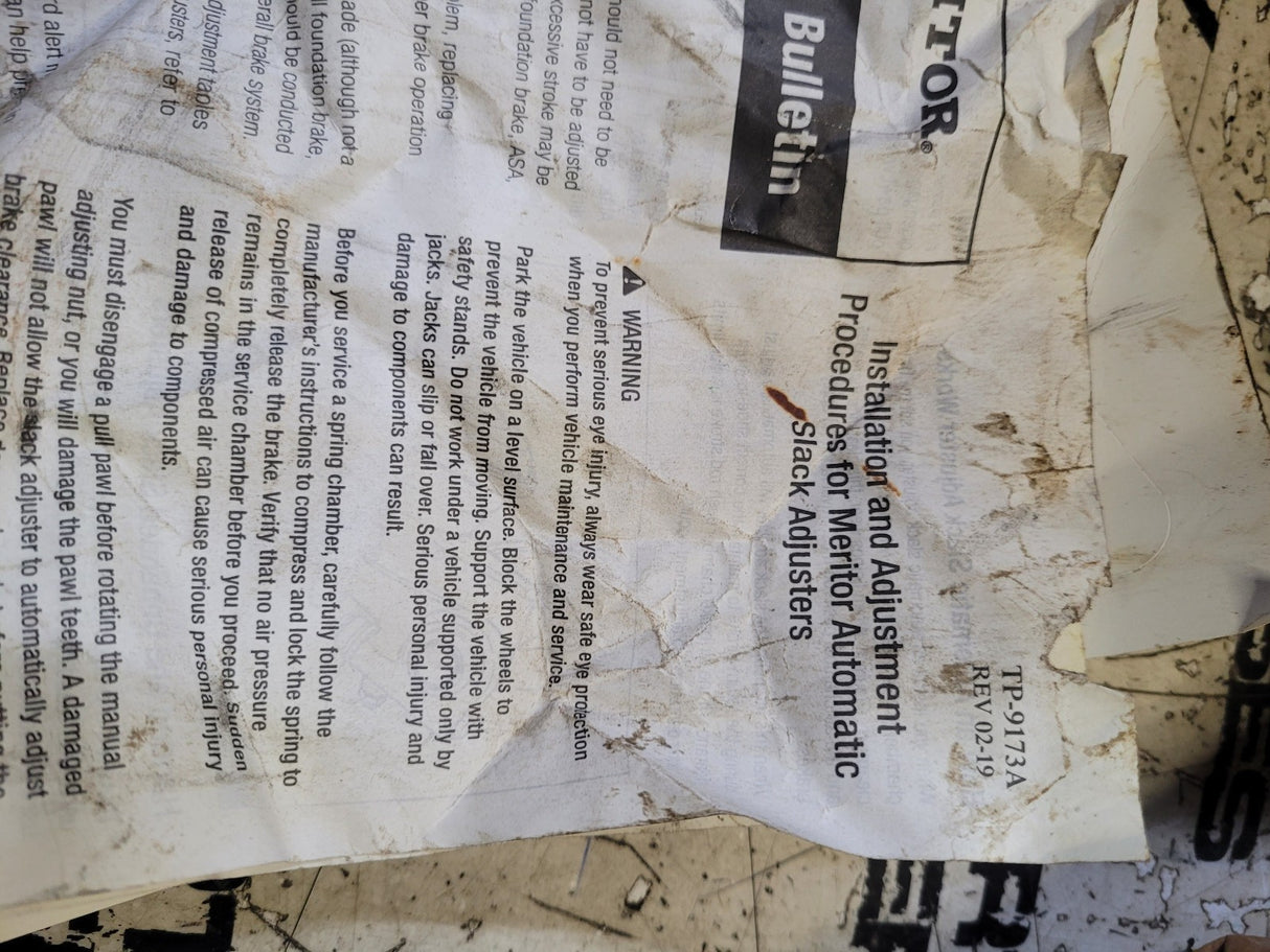 R803048 NEW Slack Adjuster Automatic GENUINE Meritor Type R803048