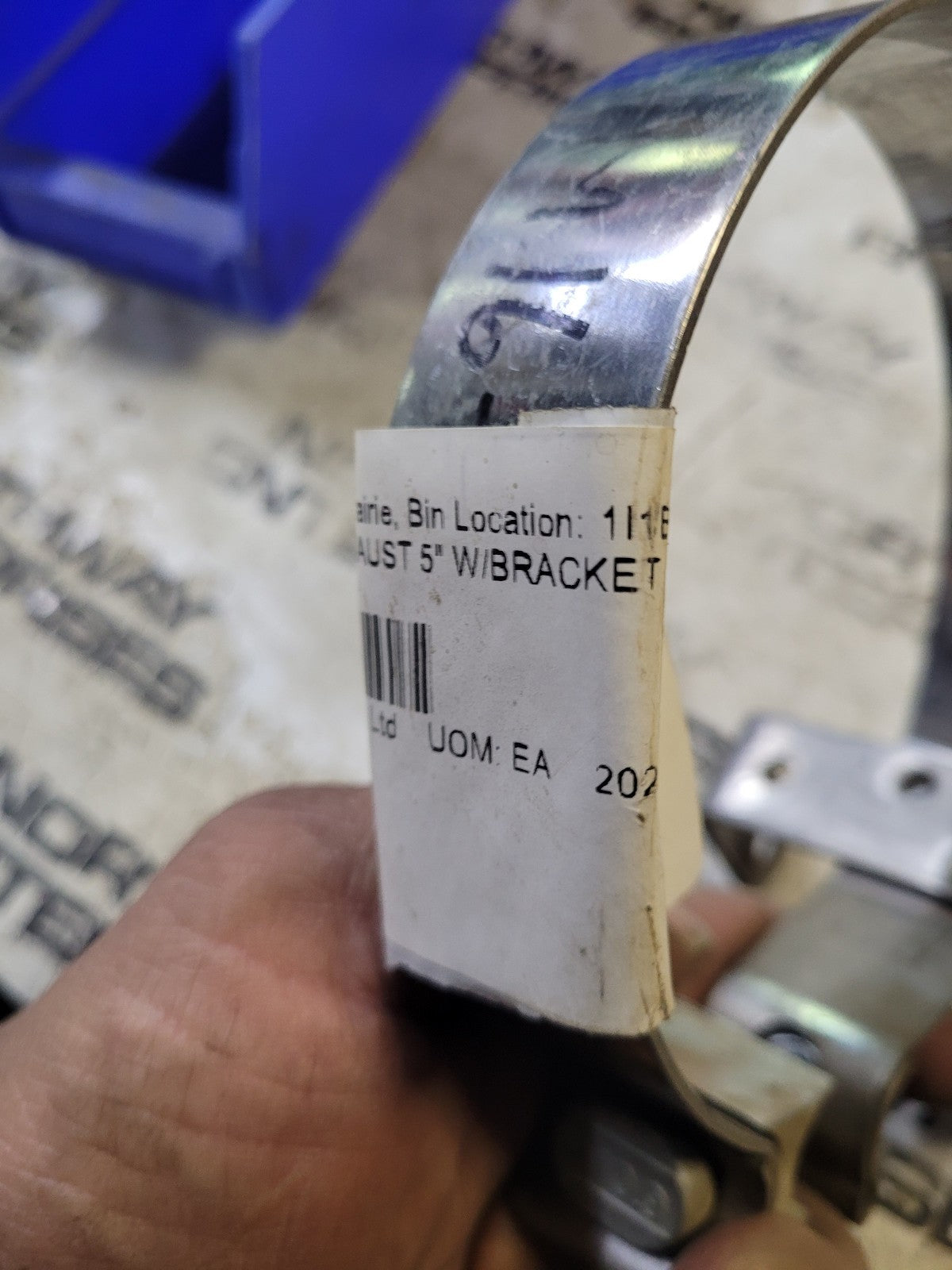 Upper Stack Clamp 5 Inch Driver Side Replaces M16-1005 For Kenworth T800 & W900